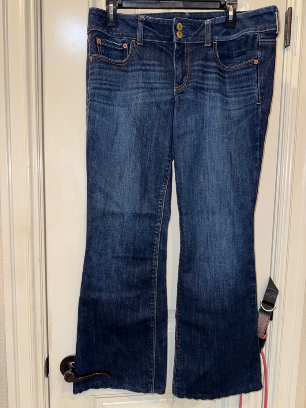 American Eagle Outfitters Dark Blue Flare Jeans